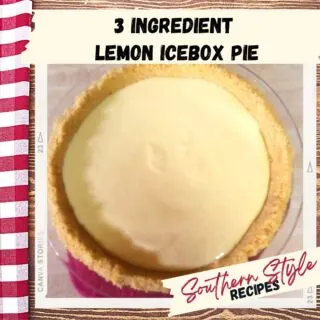 3 Ingredient Lemon Icebox Pie