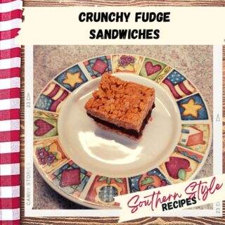 Crunchy Fudge Sandwiches