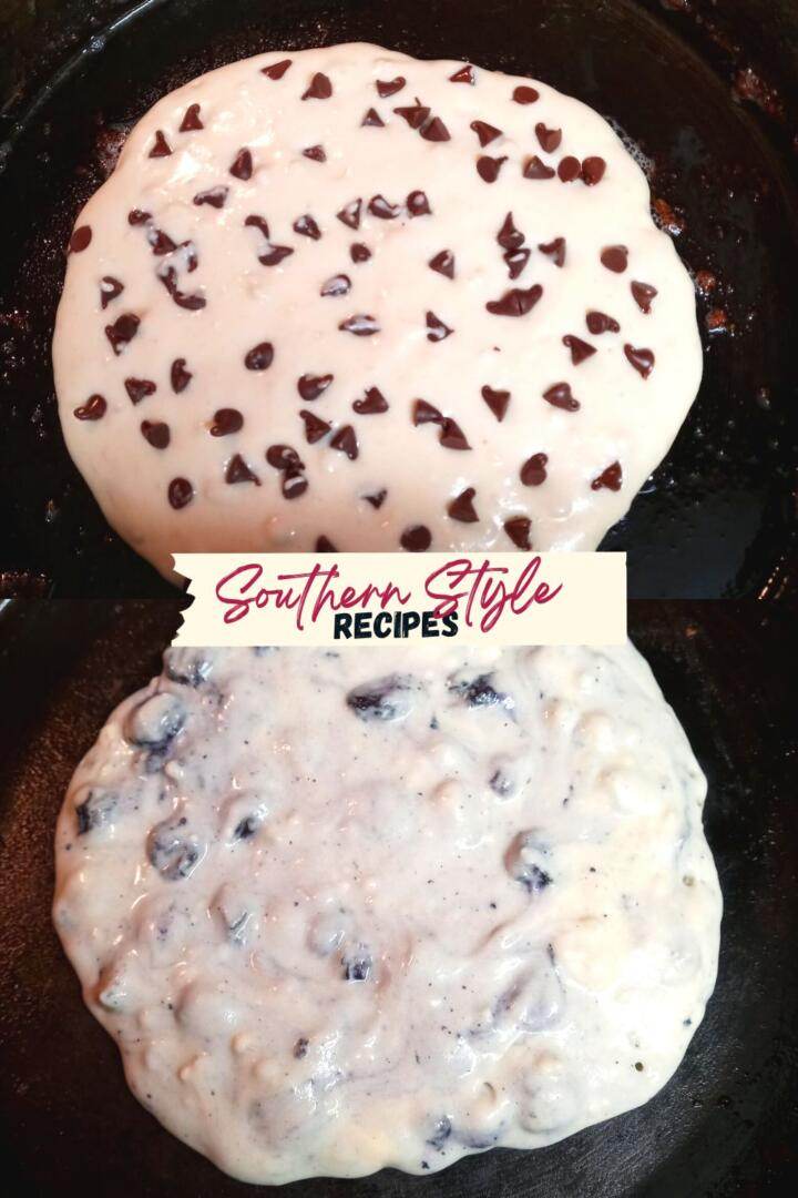 chocolate chip pancake vs blueberry pancake