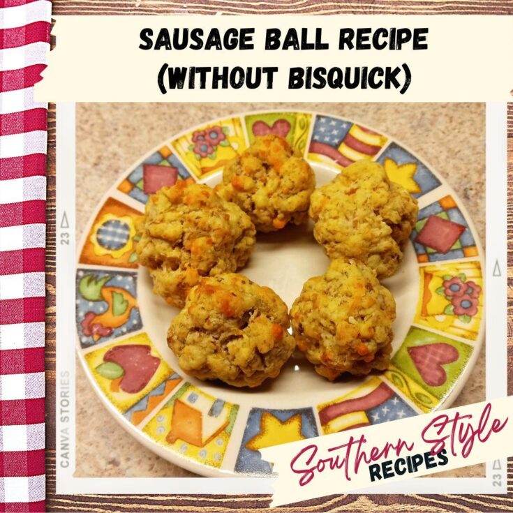 Sausage Ball Recipe without Bisquik